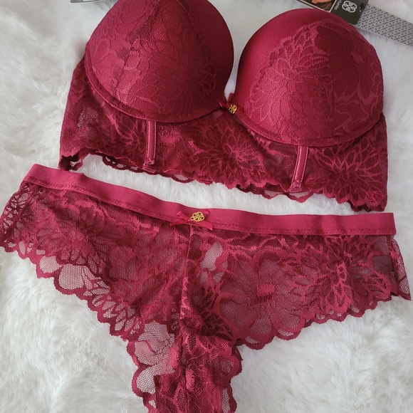 DAISY FUENTES BRAND NEW MATCHING BRA SET LIGHT LIFT SIZE 36C/L - Picture 2 of 9